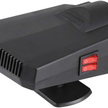 Samfox Car Defroster, Portable Car Windshield Window Defroster Ceramic Heater Cooler Fan, 12V 250W