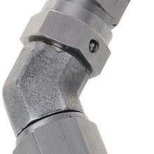 MSJFUBANGBM Tight an -3 AN3 JIC 45 Degree Stainless Steel PTFE Custom Brake Hose Fitting (Color : Silver) (Silver)