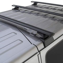 Rhino Rack 2018-2021 Compatible with Jeep Wrangler JL 4dr SUV Hard Top Vortex RCL Black 3 Bar Backbone Roof Rack JB0896