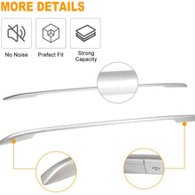 NOTUDE Roof Rack Top Rails fit for Nissan Rogue 2014-2019 Rooftop Side Rails Cargo Carrier for Nissan Rogue - Max Load 150LBS (Sold as 1 Pair)