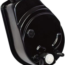 A-Team Performance Power Steering Pump Saginaw P Series Keyway Pulley Attachment Billet Aluminum Cap Compatible with Chevrolet GMC Buick Oldsmobile Pontiac Black