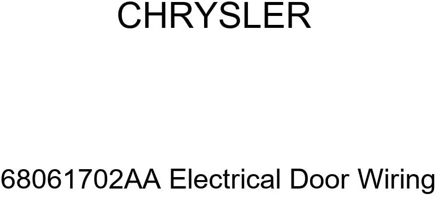 Genuine Chrysler 68061702AA Electrical Door Wiring