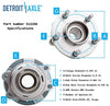 Detroit Axle - Front Wheel Hub & Bearing Assembly Replacement for Nissan Altima Maxima Quest Pathfinder Murano/Infiniti JX35 QX60