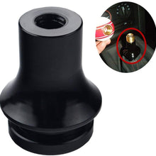 DEWHEL Shift KNOB Boot Retainer/Adapter for Manual Gear Shifter Lever 12X1.25 (Black)