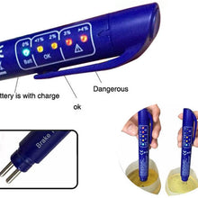 LANGYINH Brake Fluid Tester Auto Brake Oil Testing Pen Automotive Tools for DOT3 DOT4 Brake Fluid,Blue