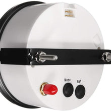 ELING Multi-Functional GPS Speedometer Tachometer Hour Water Temp Fuel Level Oil Pressure Voltmeter 12V 10Bar 85mm with Backlight