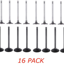 16 x Intake Exhaust Engine Valve for Chevy Cavalier Cobalt HHR Malibu Oldsmobile Alero Pontiac G5 G6 Grand Am Saturn Ion LS1 LW1 Vue Ecotec 2.0L 2.2L 2.4L