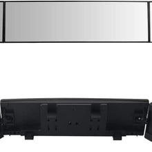 MIAOKE Rear View Mirror, 15-inch Clip on Rearview Mirrors, Wide Angle Curved Rearview Mirror, Interior Blind Spot Mirrors for Car