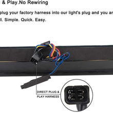 Third Brake Light Black Housing+Smoke Lens LED Car Rear Waterproof 3rd Brake CA-rgo Light Fit for 1999-2006 Chevy Silverado G-MC Sierra High Mount Brake Stop Light