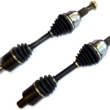 DTA GM20712072 front Left Right Pair - 2 New Premium CV Axles (Drive Axle Assembly) Compatible with 2005-2006 Chevrolet Equinox; 2006 Pontiac Torrent