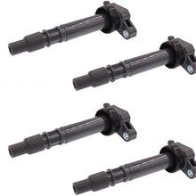 HZTWFC 4Pcs Ignition Coils Compatible for Toyota Nadia SXN10 Vista Ardeo SV50 Corona ST210 OEM# 90919-02235 9091902235