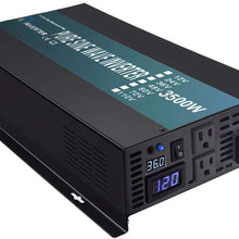 WZRELB Pure Sine Wave Power Inverter 2500 Watt Continuous / 5000 Watt Peak 36V DC to 120V AC Off Grid Power Converter for Camping RV Vehicle