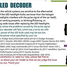 AnyCar Led Headlight Decoder 9005 9006 9012 Canbus Resistor Anti-flicker Harness Headlight Bulb Decoder for Jeep Wrangler/Srt8/Civic/Rav4/Highlander/CRZ