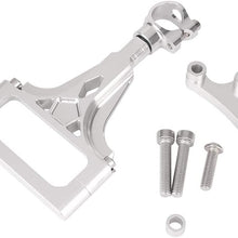 Mallofusa Motorcycle Stabilizer Steering Damper Bracket Mount Holder Kit Compatible for Kawasaki Z1000 Z750 2003 2004 2005 2006 2007 2008 2009 Red