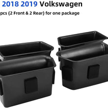JoyTutus Door Handle Storage Organizer Box Armrest Storage Box Tray Compatible for VW Volkswagen Atlas 2018 2019 2020 4PCS (2 Front & 2 Rear) Rear Side Door Armrest Container