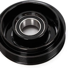 A/C AC Compressor Clutch Repair Kit for Nissan Rogue 2.5L 2008-2013 w/Plate Hub Pulley Bearing Coil