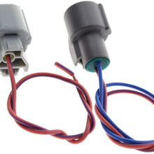 MOTOALL VTEC Power Steering Oil Pressure Switch Sensor Connector & VTEC Solenoid Plug Pigtail Wire Harness Lead Wiring Loom Female for Dorman 645-203 Honda Accord Civic Prelude Odyssey Acura Integra
