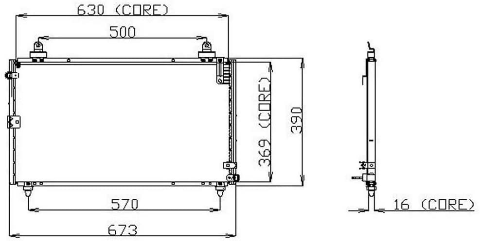 Denso 477-0589 Condenser