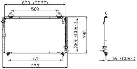 Denso 477-0589 Condenser