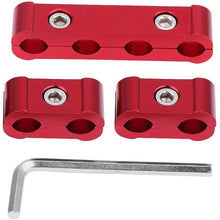 Leyeet 12 Pcs Aluminum Alloy Durable Spark Plug Wire Separator 8mm 9mm 10mm Engine Wire Divider Kit