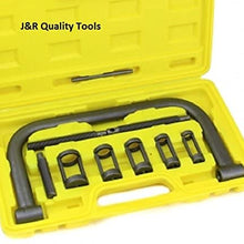 J&R Quality Tools AUTO Solid Valve Spring Compressor C Clamp Service Kit