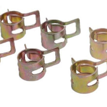 FLAMEER 0.3" Spring Clip Vacuum Fuel Oil Hose Line Band Clamp Low Pressure 8mm 10pcs