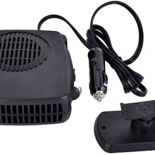 Facaimo 12V 200W Portable auto Heater Fan Defroster Demister DCby car cigarette socket