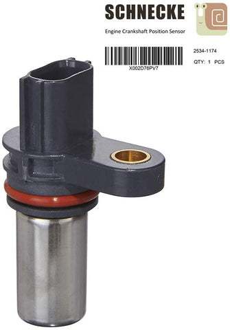 Schnecke 1PCS Crank shaft Crankshaft Position Sensor Compatible with NISSAN 02-06 ALTIMA 05-16 FRONTIER 02-06 SENTRA SUZUKI 09-12 EQUATOR
