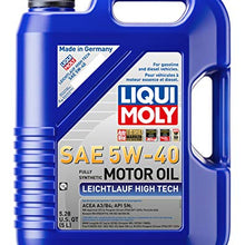 Liqui Moly 2332 Leichtlauf High Tech 5W-40 Engine Oil - 5 Liter