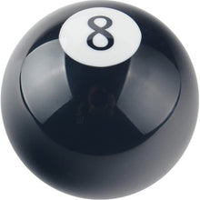 Dewhel 2 1/4" 8 Ball Billiard Round 3 4 5 6 Speed Black Shift Knob 3/8"-16 For Hurst Chrome Shifter Sticks
