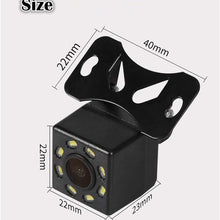 Waterproof Reversing Camera, Backup Camera for Car, HD 8 Night Vision Rear View Camera, Suitable for 12V Wired Screen, 170° Wide Angle, Waterproof IP68