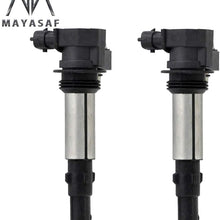 MAYASAF UF375 Ignition Coils [Pack of 2] for Buick Enclave, for Cadillac CTS/STS, for Chevy Traverse, for Saab 9-3, for Saturn Outlook - V6 2.8L 3.6L C1508