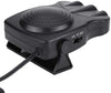 Senyar 2 in 1 Car Vehicle Heater Heating Cool Fan,12V 150W ABS Plastic Windscreen Demister Defroster with 2Pcs Screws(Black)