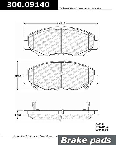 Centric Parts 300.09140 Brake Pads