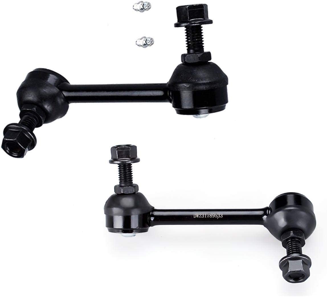 ENA Rear Right and Left Sway Bar Links Compatible with 2002-2009 GMC Envoy Chevrolet Trailblazer Buick Rainier K6667 K6668