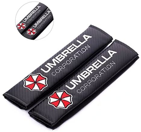 Amooca Viper Umbrella Corporation Seat Belt Cover Shoulder Pad Cushion (2 Pcs)