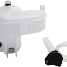 Windshield Washer Tank Assembly Compatible with GS300/GS460 06-11 / Lexus IS250/IS350 06-15 W/Pump Cap Inlet and Snsr