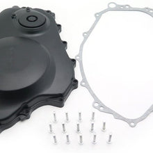 HTTMT MT313-011B-BK+GASKET Black Right Engine Clutch Cover Compatible with Honda 2004-2007 CBR 1000RR/ 2008-2015 CB 1000RR