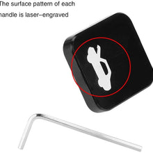 Terisass Hood Latch Handle Aluminum Car Vehicle Hood Latch Release Handle Repair Kit for Honda Civic CRV Element 1996-2011