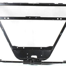 Radiator Support Assembly Compatible with 2007-2009 Chevrolet Silverado 1500 / GMC Sierra 1500 Black Steel