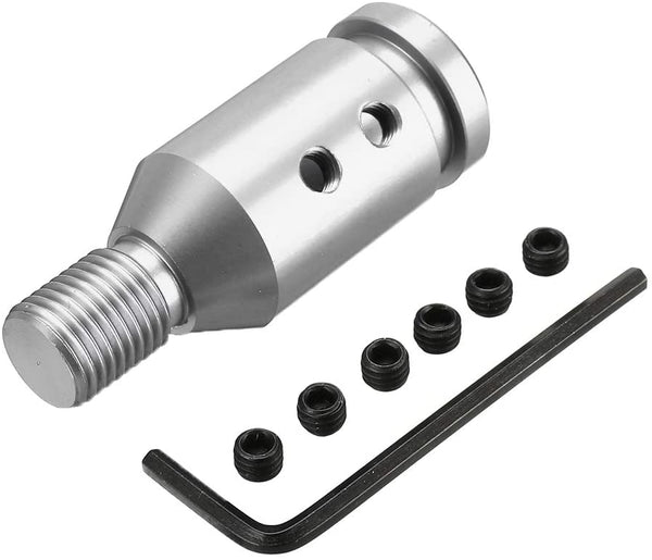 SpeeVech Shift Knob Adapter for Non Threaded Shifters Black 1.2x1.25 BMW/VW Gear Shifter Adapter