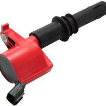 High Performance Ignition Coil 8 Pack For Ford F150 Mercury Lincoln V8 V10 4.6L 5.4L 6.8L Compatible with DG511 C1541 FD508 (Red)