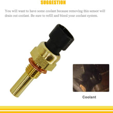 Engine Coolant Temperature Sensor Fit for Chevy Avalanche Express Impala Silverado Suburban GMC Savana Sierra Yukon XL with OE Part # 19236568 213-4514