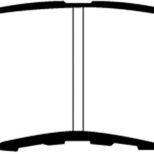 EBC Brakes UD465 Ultimax OEM Replacement Brake Pad