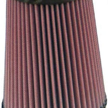 K&N Universal Air Filter - Carbon Fiber Top: High Performance, Premium, Replacement Filter: Flange Diameter: 4 In, Filter Height: 7 In, Flange Length: 0.625 In, Shape: Round Tapered, RP-4970