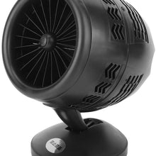 Electric Heater Fan, Household Portable Mini Heater Desktop Mini Winter Warmer Mini Electric Winter Warmer Heater Handy Fan Heater CN Plug 220V (Black)