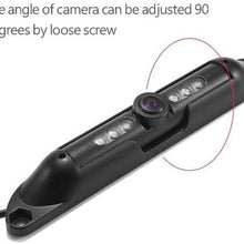 JCOLI Car Backup Reverse Rear View Camera HP 1080P Infrared LED for US License Plate Frame 170 Degree Night Vision