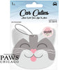 Car Cuties Cute CAT CAR AIR FRESHENER - Cute Cat Design, Long-Lasting Scent, Portion of Proceeds Benefit Paws Chicago (Rose - Pack of 3)