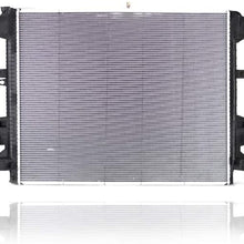 Radiator - PACIFIC BEST INC. For/Fit 16-19 Nissan Titan XD-Crew, 17-19 Extended/Regular Cab 5.6L Plastic Tank, Aluminum Core 2-Row - 21410EZ30B