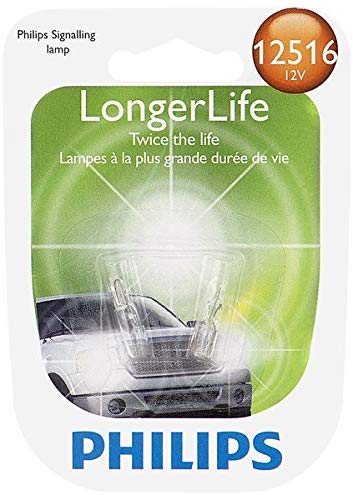 Philips 12516 LongerLife Miniature Bulb, 2 Pack